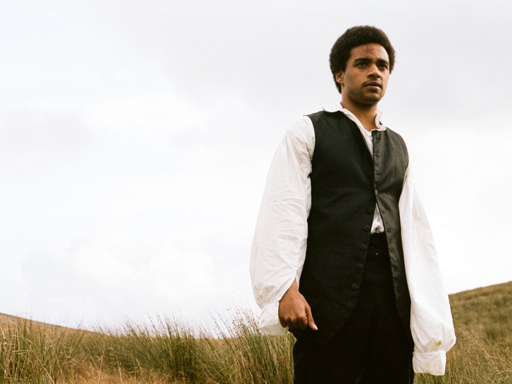 Outsider: Solomon Glave as the young Heathcliff
