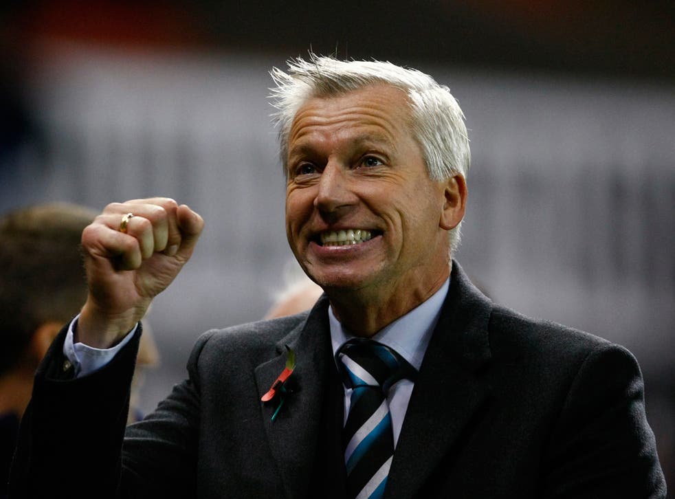 The Newcastle manager Alan Pardew has enjoyed an 11-game unbeaten run in the Premier League