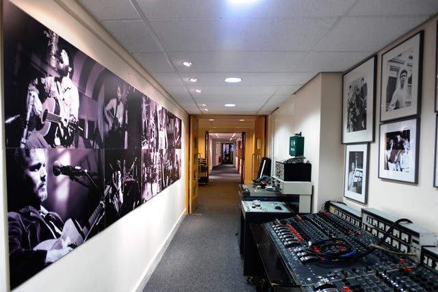 A mixing desk at Abbey Road Studios