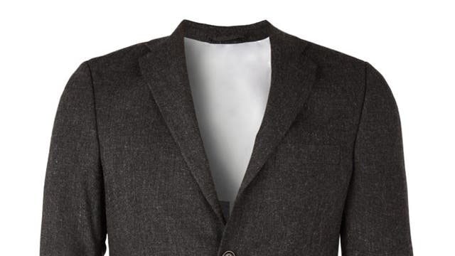 Grey soft structured wool blazer £270, Our Legacy, my-wardrobe.com