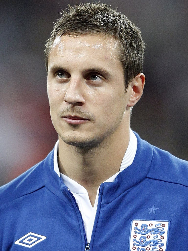 England’s Phil Jagielka tried to play down expectations
