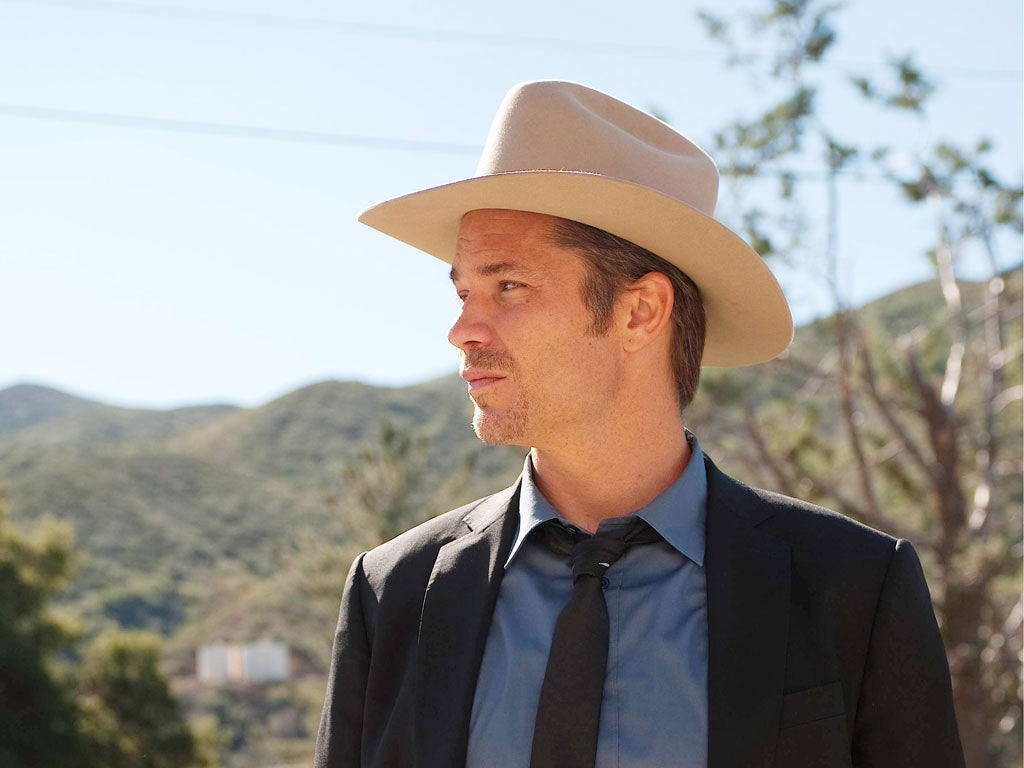 Hot shot: Timothy Olyphant in 'Justified'