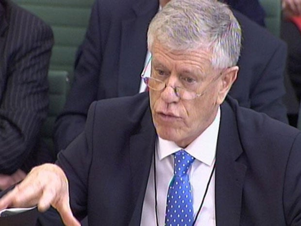 Brodie Clark gives evidence to MPs investigating the row over the country's border checks