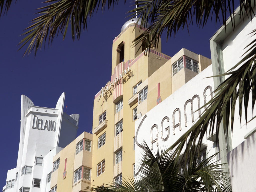You could be strolling on the sandy shores of Miami's South Beach
