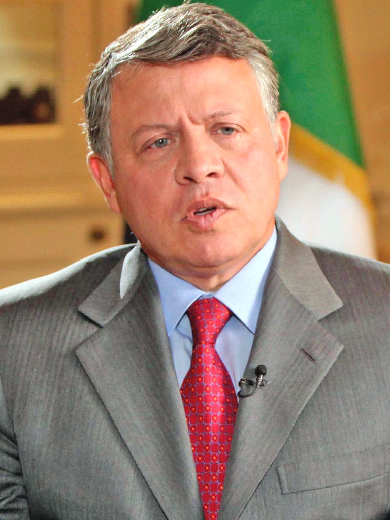 Jordan's King Abdullah said: 'If I were in his shoes, I would step down' - but he did not say Assad should go