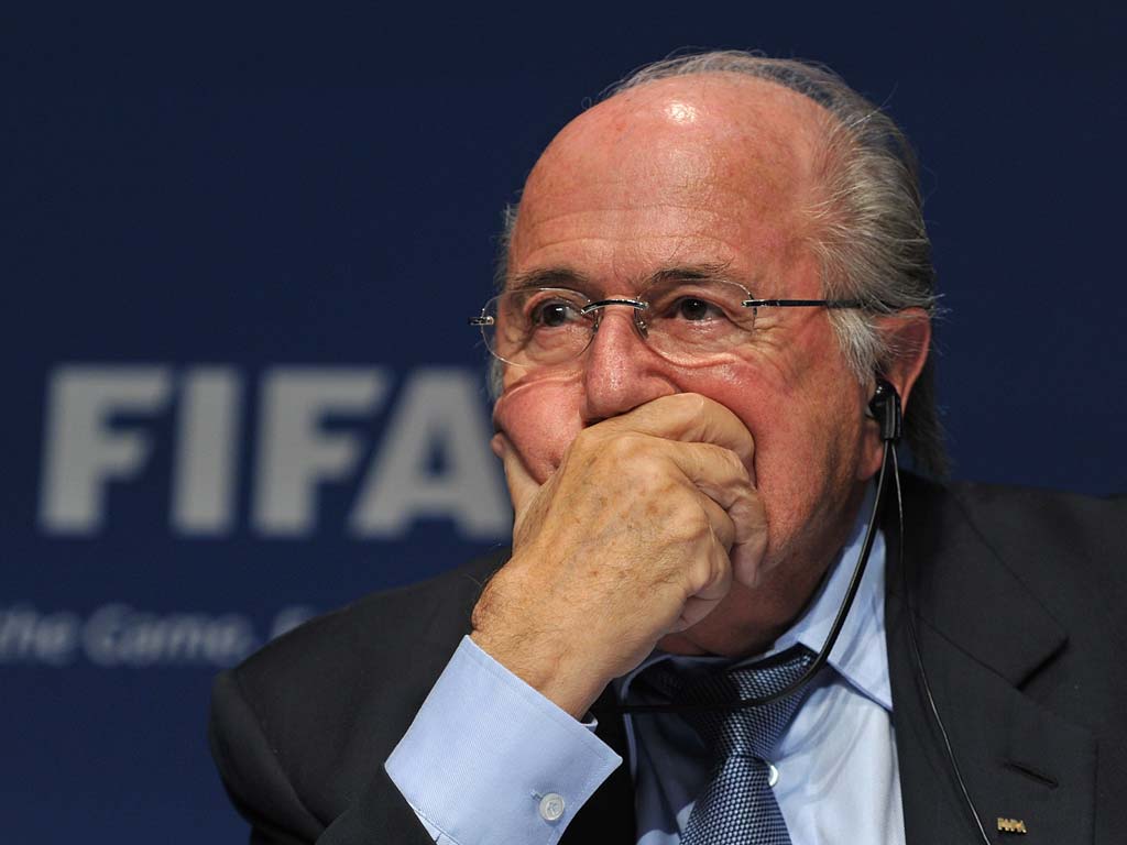 Sepp Blatter appeared to suggest racist abuse could be settled with a handshake