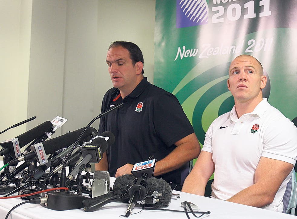 Martin Johnson and Mike Tindall didn’t see eye to eye in New Zealand