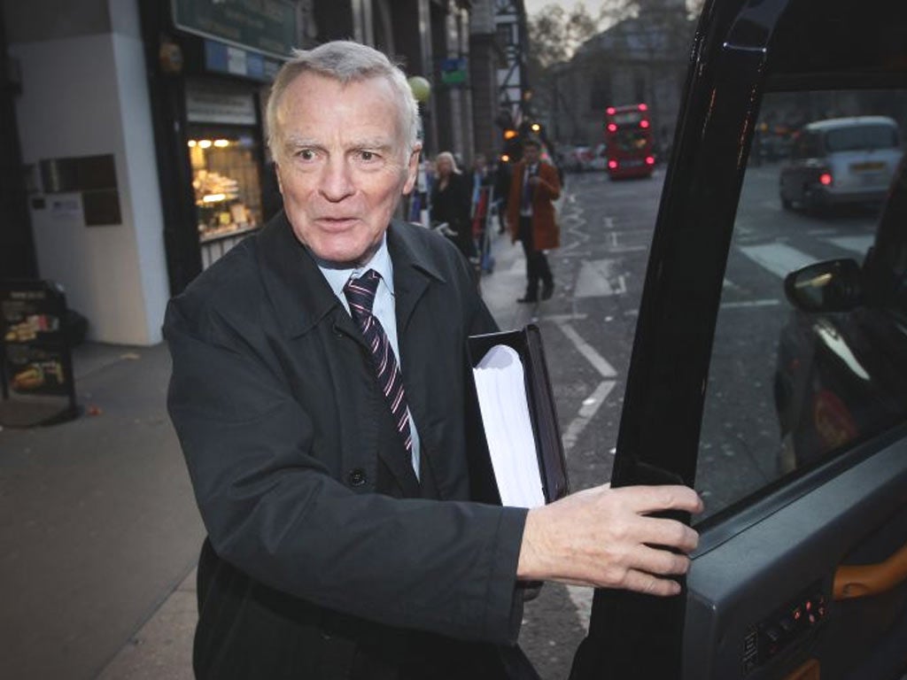 Max Mosley: His lawyer linked revelations about his
private life to the suicide of his son: 'Mr Mosley's son
died of an overdose... As Mr Mosley tried to sort out his
son’s personal effects, he was mobbed by journalists'