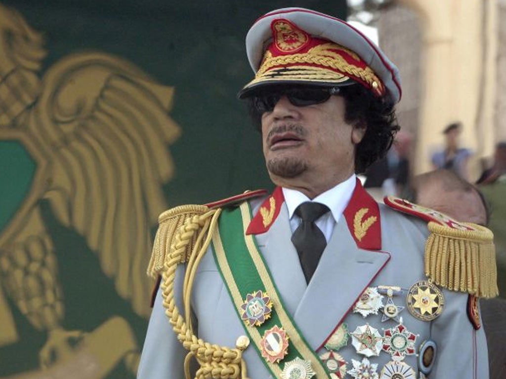 Muammar Gaddafi said in 2003 that he did not demand the bombing