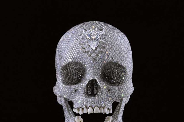 All that glitters: Jewellery designer Jack du Rose recreated a human skull in platinum and diamonds, which became For the Love of God, Damien Hirst's record-breaking work of artwork with the ?50m price tag