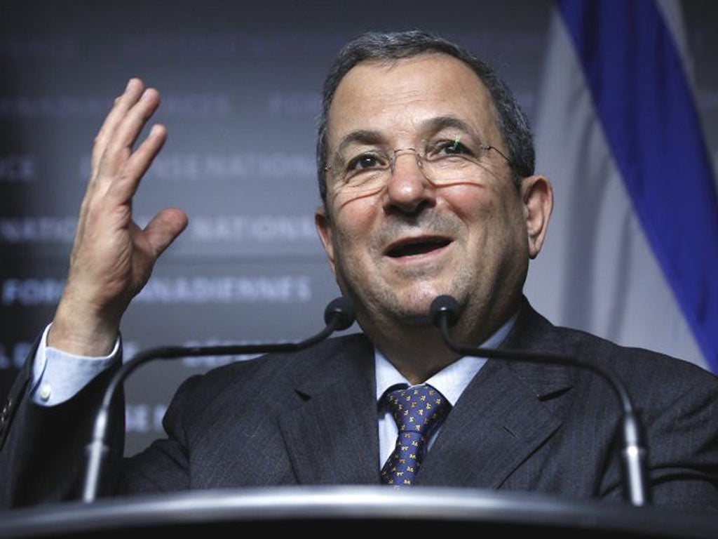 Israeli Defence Minister Ehud Barak called for stronger measures
