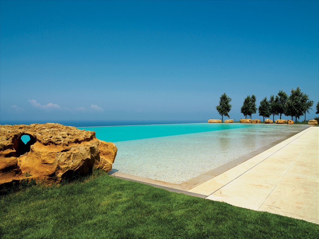 From Tim Richardson's top 50: Vladimir Djurovic's spa pool at Jiye, Broumana, Lebanon