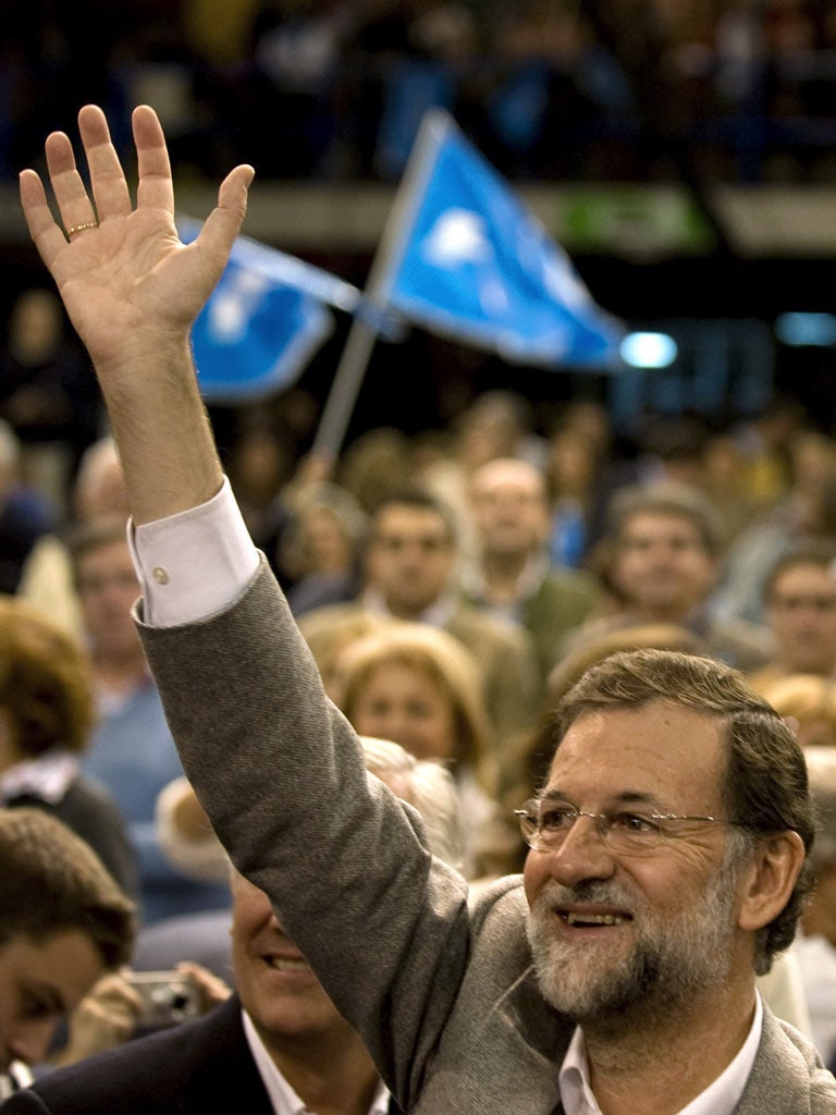 Mariano Rajoy has promised to slash public spending but has refused to offer details of the cuts