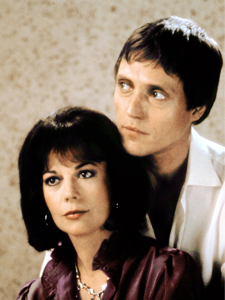 Natalie Wood with Christopher Walken, as they appeared in a publicity still for 'Brainstorm'