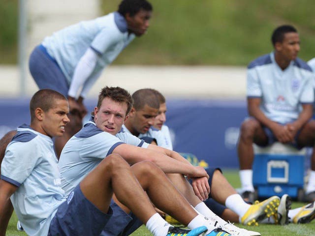 The likes of Jack Rodwell (left) and Phil Jones will make senior England players look over their shoulders