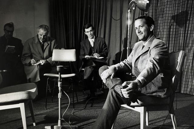 Basil D'Oliveira meets the press in 1967