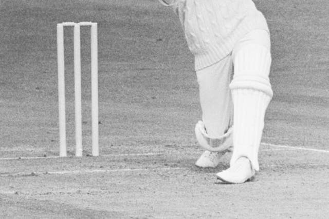 D'Oliveira in action for England against Australia at the Oval in 1968 