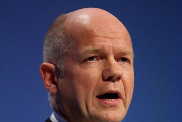 Foreign Secretary William Hague called today for more sanctions against Iran