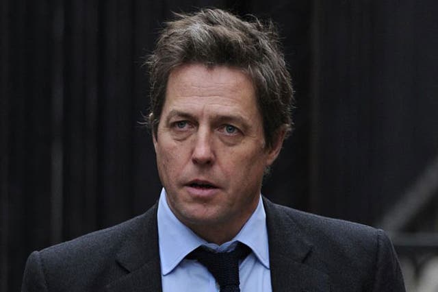 Actor Hugh Grant says he believes his phone was hacked by the Mail on Sunday
