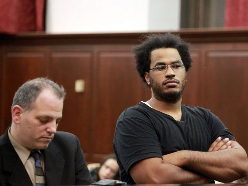 Jose Pimentel in a New York court