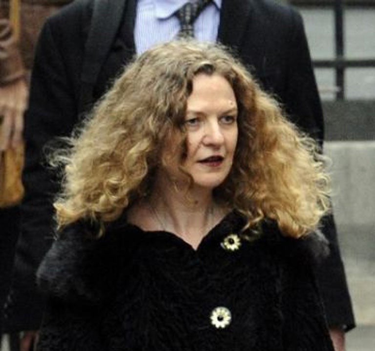 Writer Joan Smith arrives to give evidence at the Leveson Inquiry