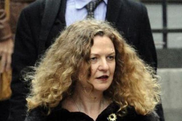 Writer Joan Smith arrives to give evidence at the Leveson Inquiry 