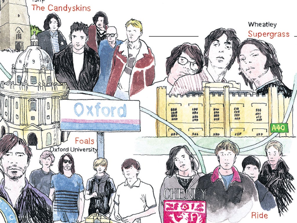 As Supergrass exploded on to the scene, record companies started cottoning on and were paying regular visits to Oxford