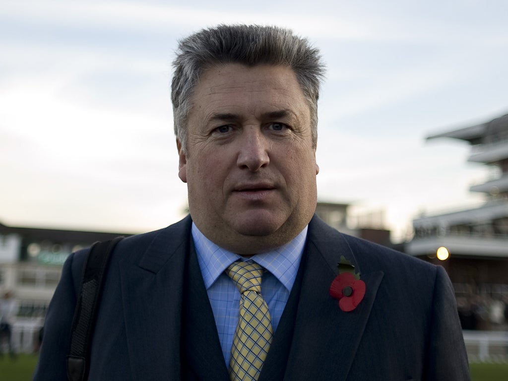 Paul Nicholls: The trainer saddles three in Saturday's Hennessy Gold Cup at Newbury