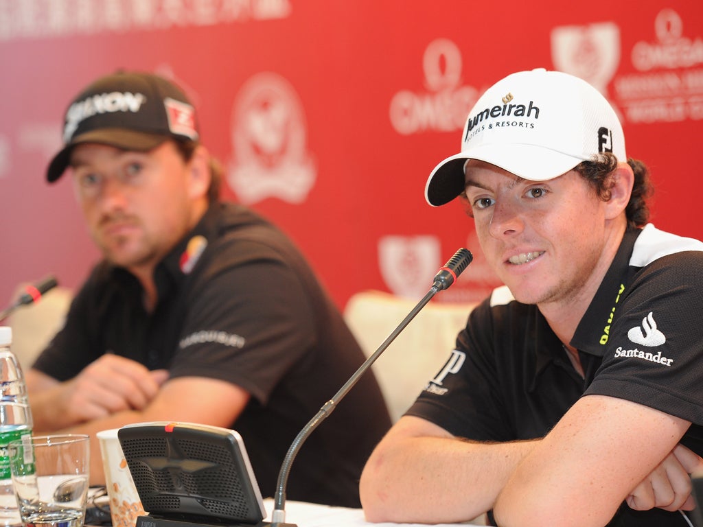 Rory McIlroy and Graeme McDowell are a top double act for Ireland