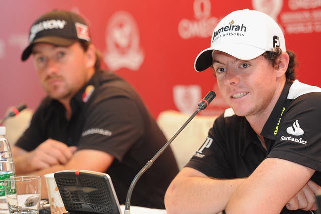 Rory McIlroy and Graeme McDowell are a top double act for Ireland