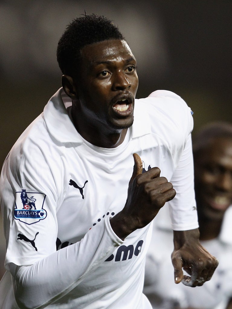 Emmanuel Adebayor: The striker is happy at Spurs but his wages may block a permanent move