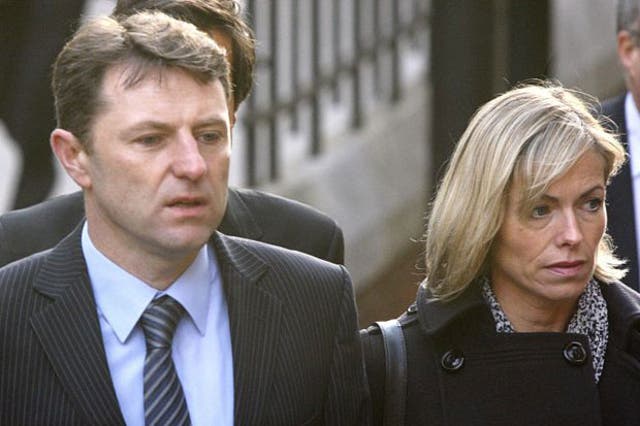 Gerry and Kate McCann gave evidence at the Levison Inquiry today