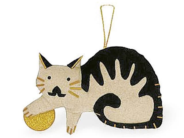 1. Cat decoration, £7.50, The National Gallery shop