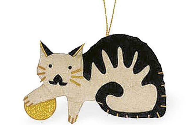 1. Cat decoration, £7.50, The National Gallery shop