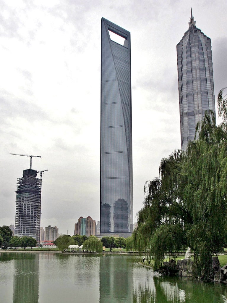 Supertall: the Shanghai World Financial Centre, the world's fourth tallest building at 492m