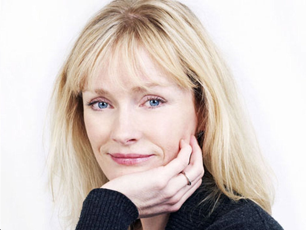 Mum's the word: Claire Skinner read a dark tale from 'Perfect Lives'