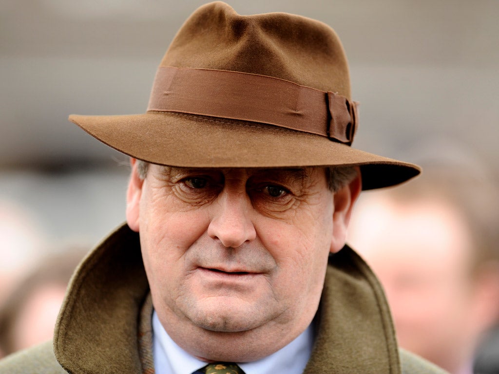 The trainer is looking to saddle the first Hennessy winner from an Irish yard for 31 years