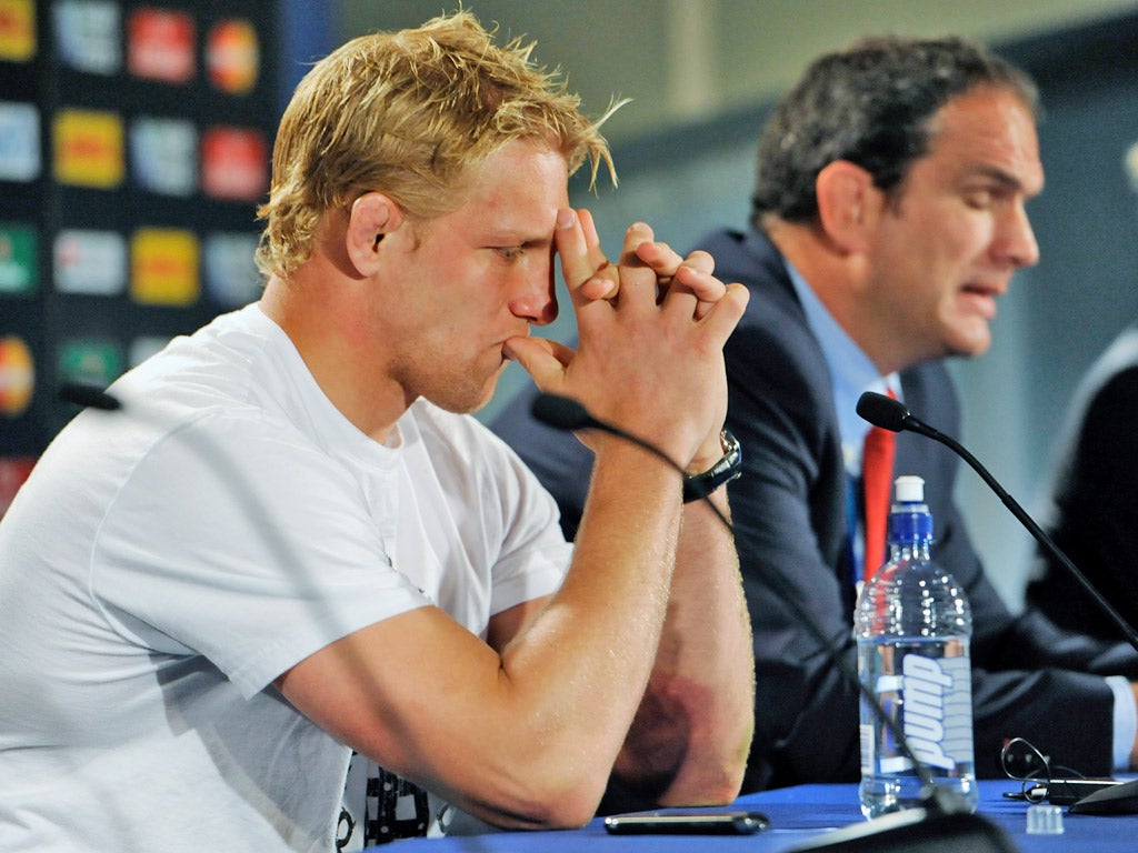 Lewis Moody and Martin Johnson have been heavily criticised in the leaked report - both are now no longer involved with England