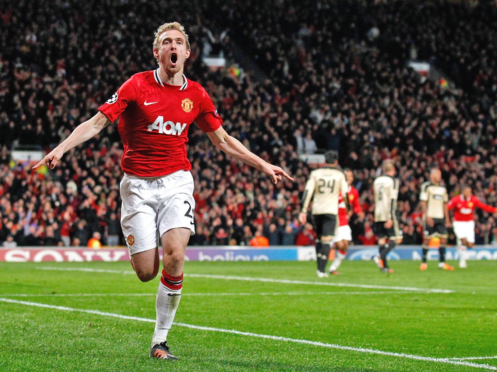 Darren Fletcher enjoys scoring against Benfica but expects a tough battle for second place in the group in Switzerland
