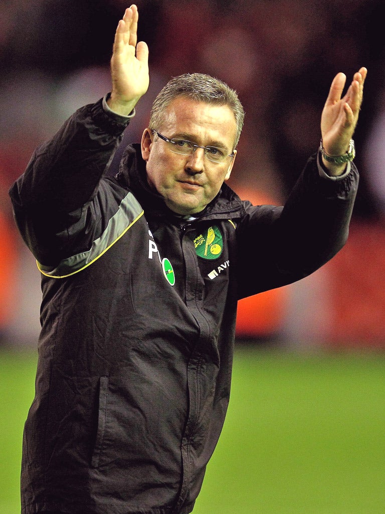 Paul Lambert knows he will only be popular with fans if Norwich are successful