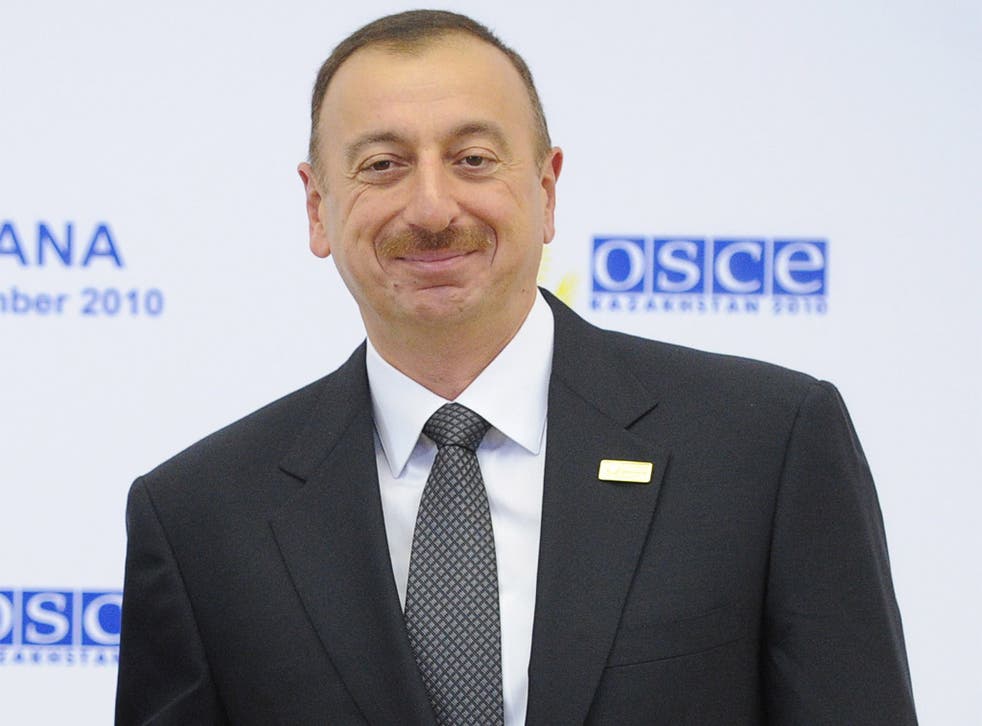 Azerbaijani President, Ilham Aliyev, has a 96 per cent approval rate, despite his hardline policies