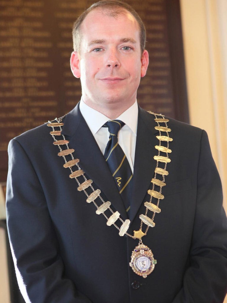 The Mayor of Naas, Darren Scully, said he could not work for black Africans because of their 'attitude'