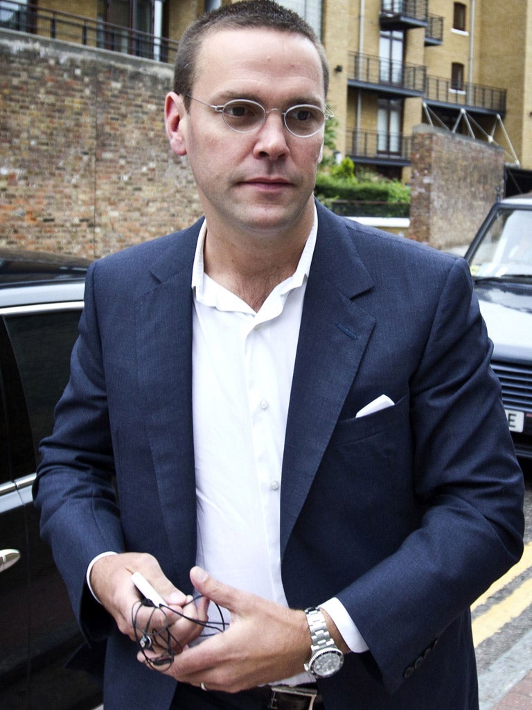 James Murdoch stepped down after taking up a position in
New York with News Corp