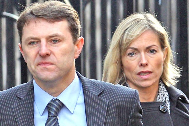 Gerry and Kate McCann arrive at the Leveson Inquiry yesterday