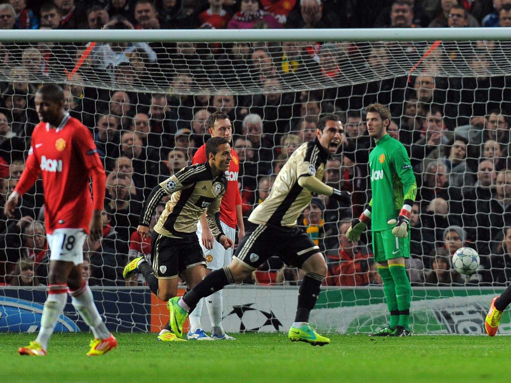 Phil Jones put into his own net against Benfica
