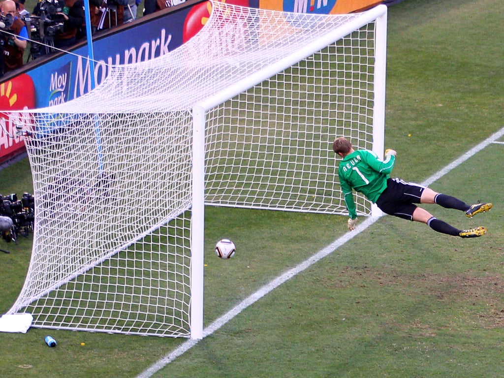 Goal-line technology would have allowed Frank Lampard's goal against Germany to stand