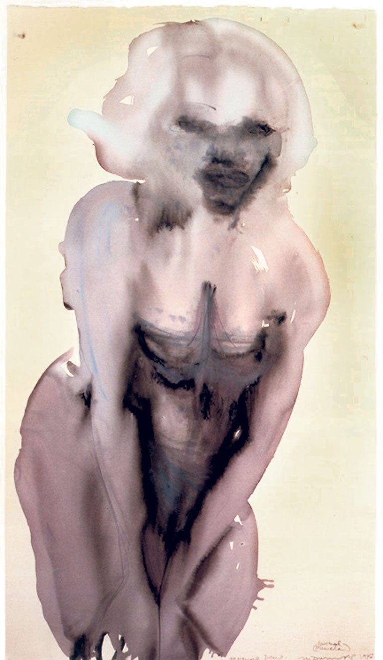 Great Works: Morning Dew 1997 (125cm x 70cm), Marlene Dumas