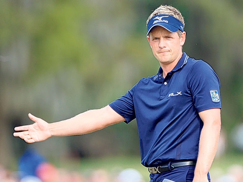 World No 1 Luke Donald has recently added a daughter to his family but lost his father