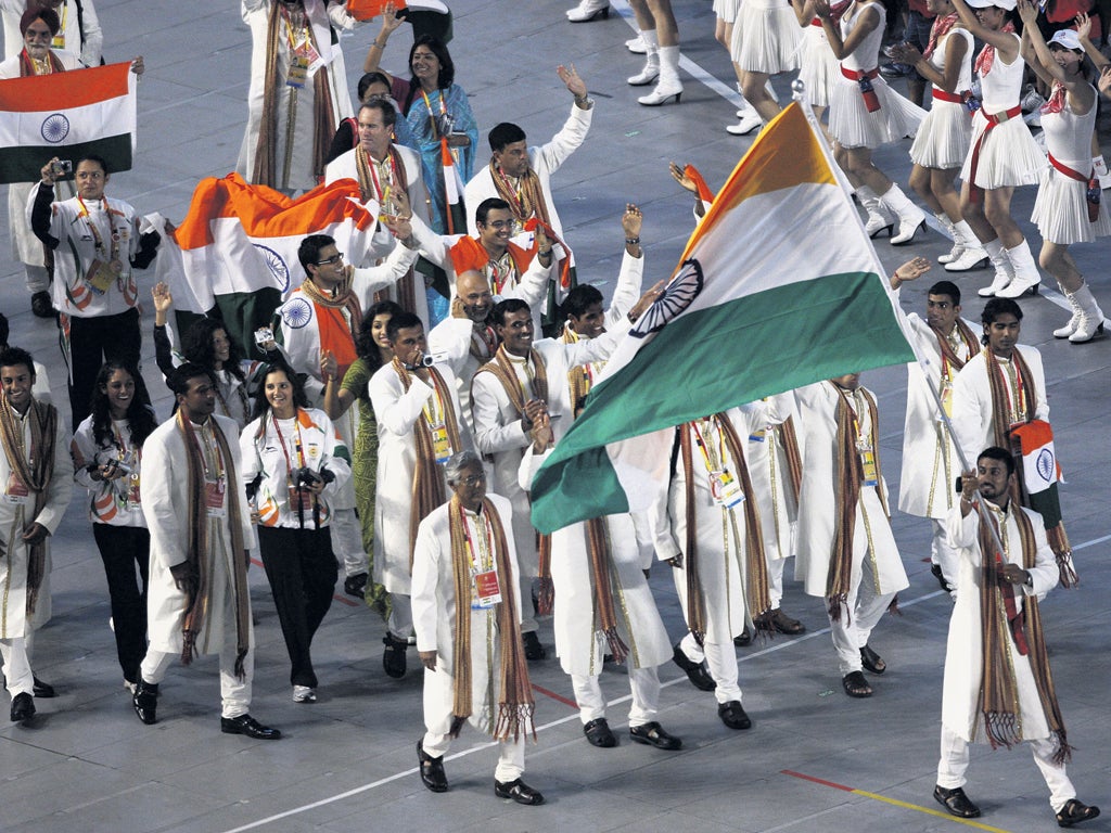 The Indian Olympics team