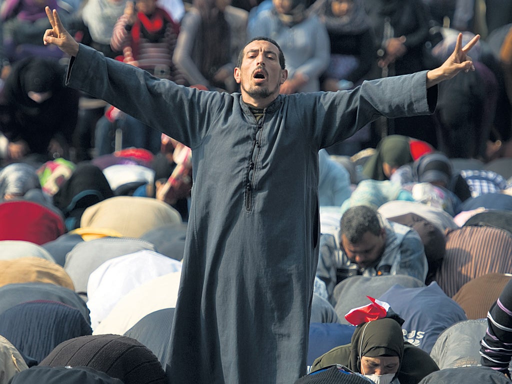 Cairo’s Tahrir Square yesterday